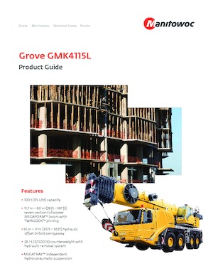 всюдихідні крани Grove GMK4115L