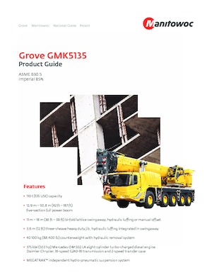 всюдихідні крани Grove GMK5135