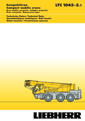 всюдихідні крани Liebherr LTC 1045-3.1 (6x6x6)