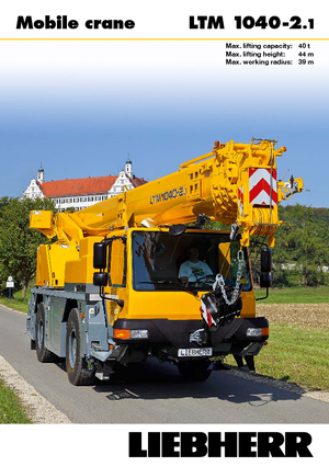 всюдихідні крани Liebherr LTM 1040-2.1 