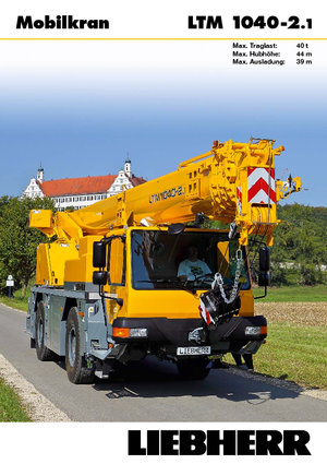 всюдихідні крани Liebherr LTM 1040-2.1 