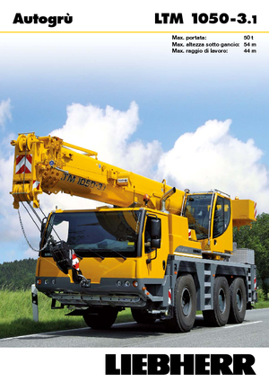 всюдихідні крани Liebherr LTM 1050-3.1 