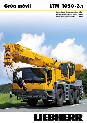 всюдихідні крани Liebherr LTM 1050-3.1 