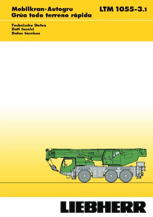 всюдихідні крани Liebherr LTM 1055-3.1 (6x4x6)