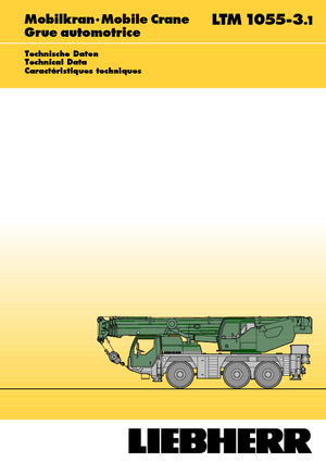 всюдихідні крани Liebherr LTM 1055-3.1 (6x4x6)