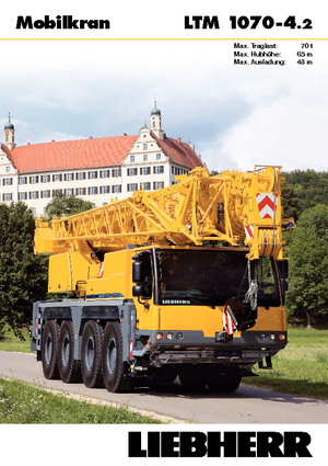всюдихідні крани Liebherr LTM 1070-4.2 