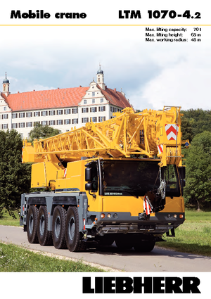 всюдихідні крани Liebherr LTM 1070-4.2 