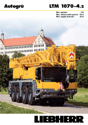 всюдихідні крани Liebherr LTM 1070-4.2 