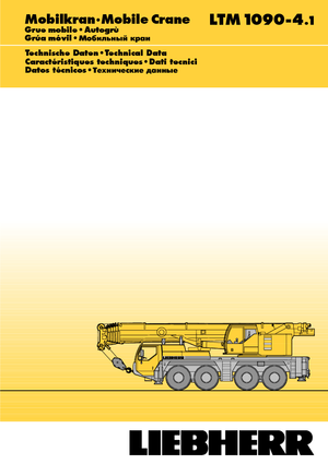 всюдихідні крани Liebherr LTM 1090-4.1 (8x6x8)