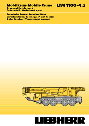 всюдихідні крани Liebherr LTM 1100-4.2