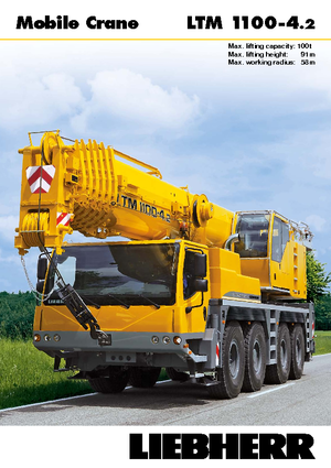 всюдихідні крани Liebherr LTM 1100-4.2