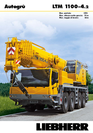 всюдихідні крани Liebherr LTM 1100-4.2 