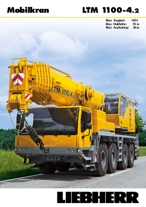 всюдихідні крани Liebherr LTM 1100-4.2
