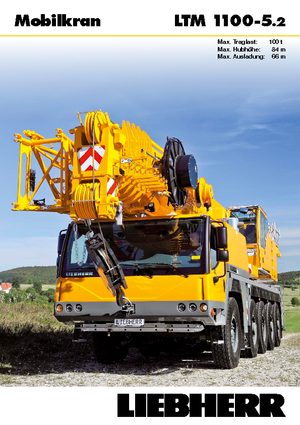 всюдихідні крани Liebherr LTM 1100-5.2 