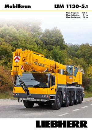 всюдихідні крани Liebherr LTM 1130-5.1 