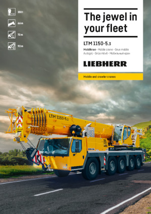 всюдихідні крани Liebherr LTM 1150-5.3