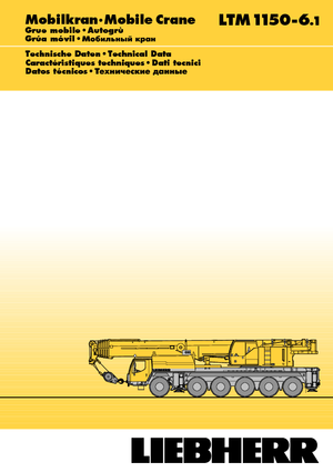 всюдихідні крани Liebherr LTM 1150-6.1 (12x8x12)