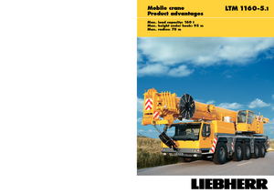 всюдихідні крани Liebherr LTM 1160-5.1 (10x6x8)