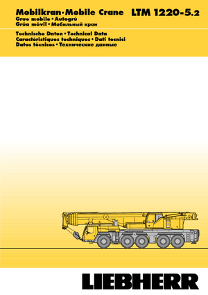 всюдихідні крани Liebherr LTM 1220-5.2 (10x6x10)