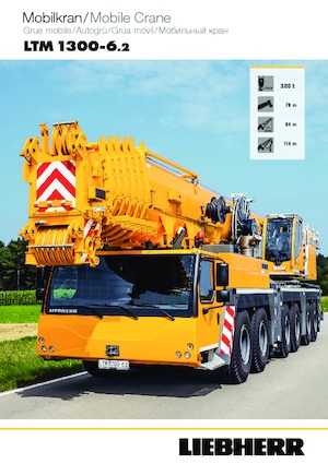 всюдихідні крани Liebherr LTM 1300-6.2 