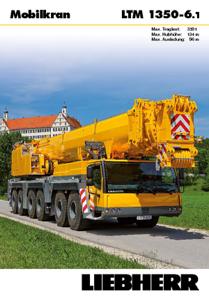 всюдихідні крани Liebherr LTM 1350-6.1 