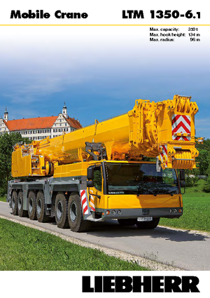 всюдихідні крани Liebherr LTM 1350-6.1 