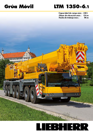 всюдихідні крани Liebherr LTM 1350-6.1 