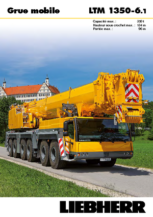 всюдихідні крани Liebherr LTM 1350-6.1 