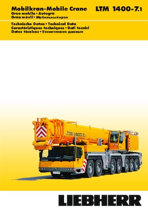 всюдихідні крани Liebherr LTM 1400-7.1 
