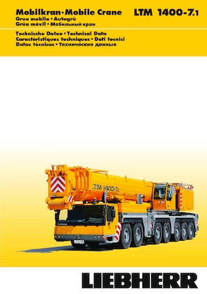 всюдихідні крани Liebherr LTM 1400-7.1 