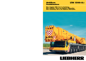 всюдихідні крани Liebherr LTM 1500-8.1
