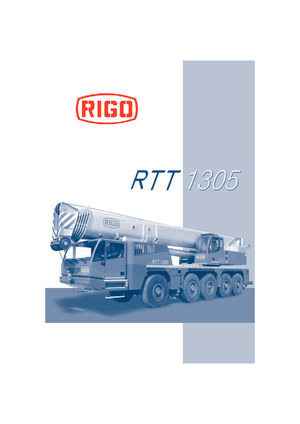 всюдихідні крани RIGO RTT 1305