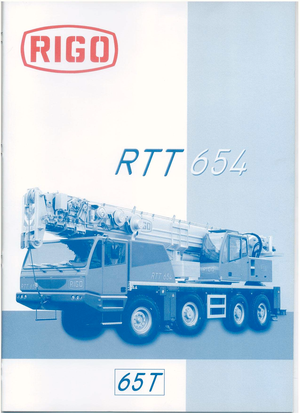 всюдихідні крани RIGO RTT 654