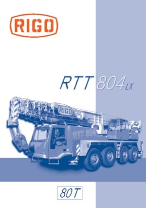 всюдихідні крани RIGO RTT 804