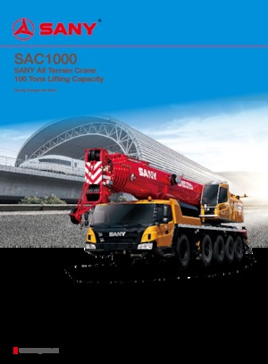 всюдихідні крани Sany SAC1000