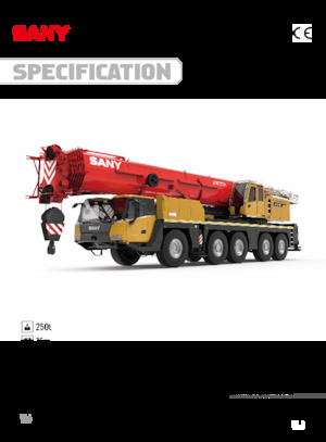всюдихідні крани Sany SAC2500E