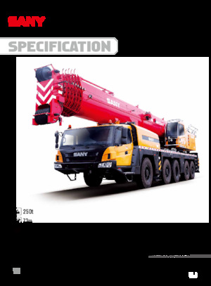 всюдихідні крани Sany SAC2500T7