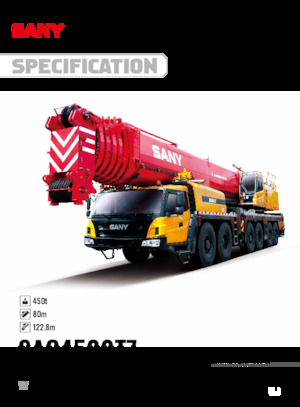 всюдихідні крани Sany SAC4500T7