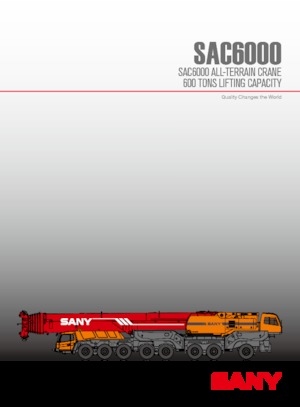 всюдихідні крани Sany SAC6000
