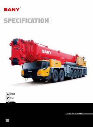 всюдихідні крани Sany SAC8000T7-8