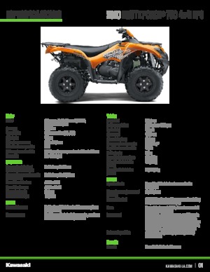 Всюдиходи і квадроцикли Kawasaki BRUTE FORCE 750 4X4I 