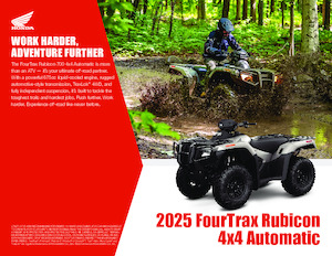 Всюдиходи і квадроцикли Honda FourTrax Rubicon 700 4x4