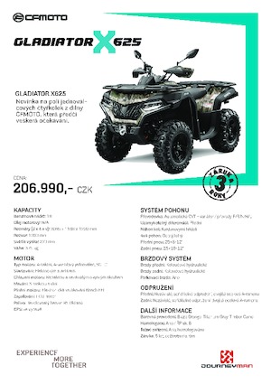 Всюдиходи і квадроцикли CFMOTO Gladiator X625 