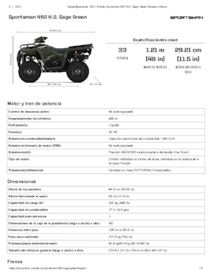 Всюдиходи і квадроцикли Polaris Sportsman 450 H.O.