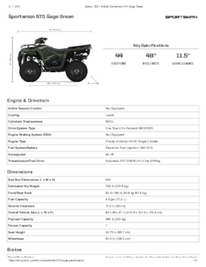 Всюдиходи і квадроцикли Polaris Sportsman 570