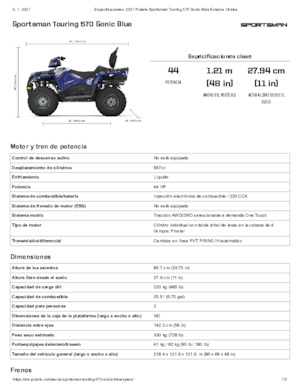 Всюдиходи і квадроцикли Polaris Sportsman touring 570