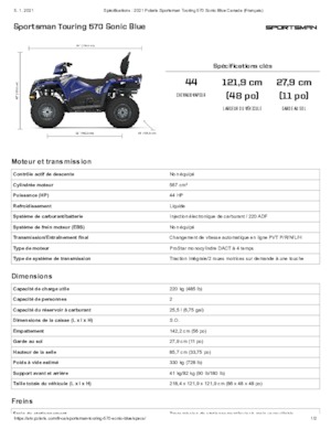 Всюдиходи і квадроцикли Polaris Sportsman touring 570