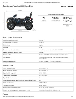 Всюдиходи і квадроцикли Polaris Sportsman touring 850 