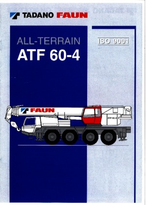 всюдихідні крани Tadano ATF 60-4 (8x8x8)