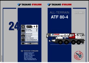 всюдихідні крани Tadano ATF 80-4 (8x8x8)